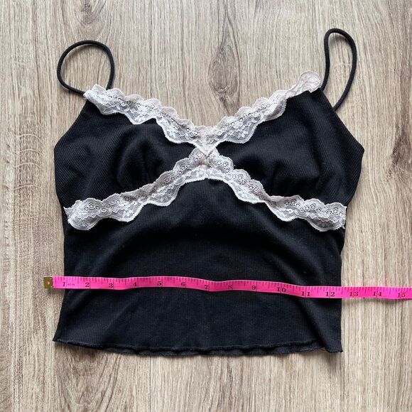 Shein women’s black sexy lace detailing tank top Size XS - Picture 4 of 5